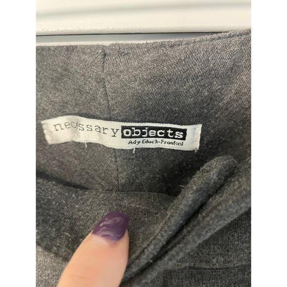 Necessary Objects Ady Glock-Frankel gray dress pants w/pockets women's large - Picture 3 of 4